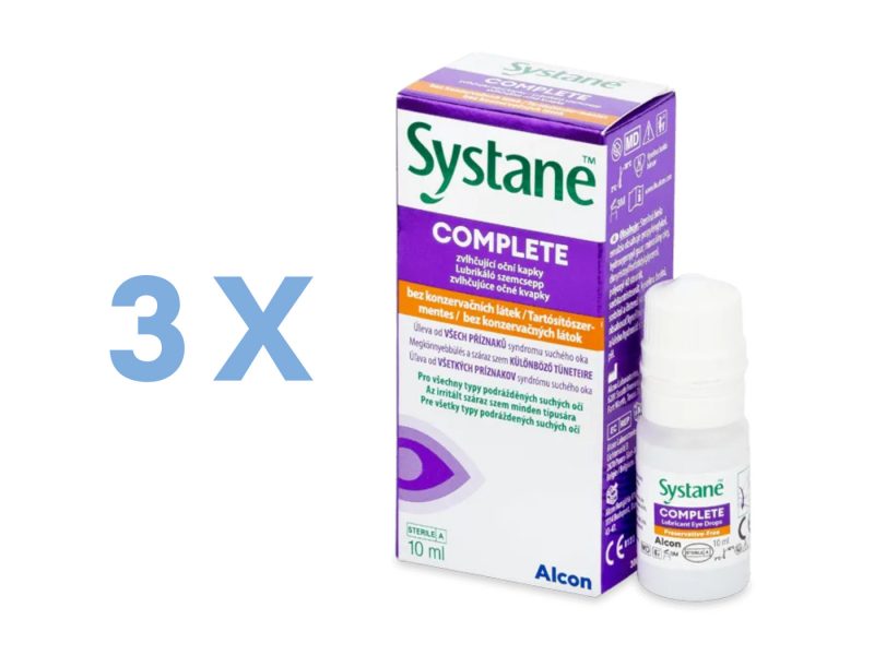 Systane Complete preservative free (3 x 10 ml)