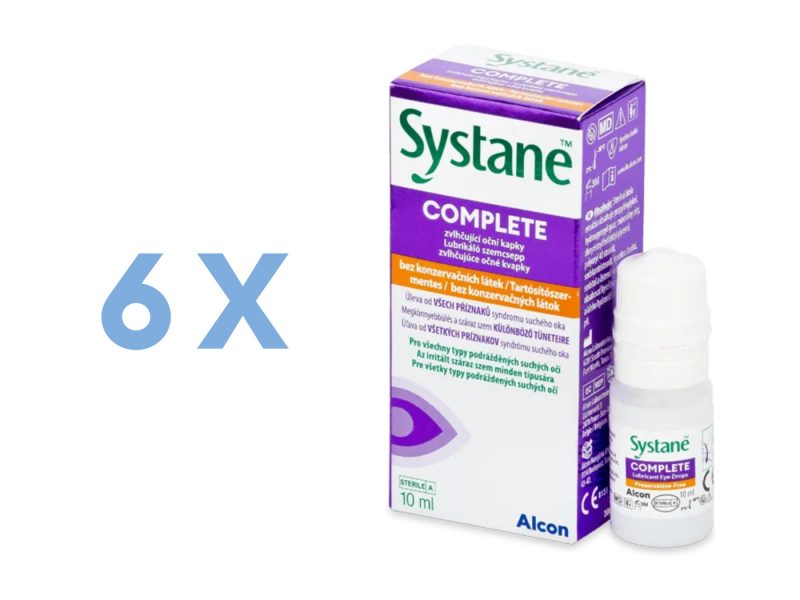 Systane Complete preservative free (6 x 10 ml)